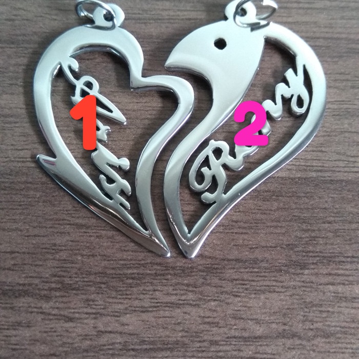 READY kalung liontin couple / kalung unik /