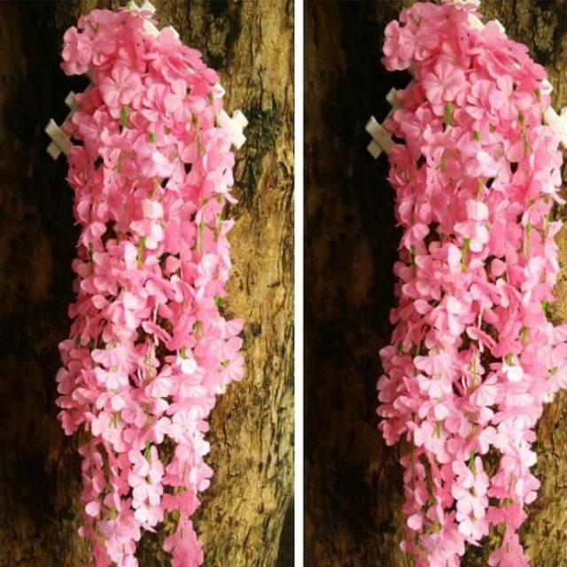 Daun Rambat Asmara Pink Home Dekorasi Shabby