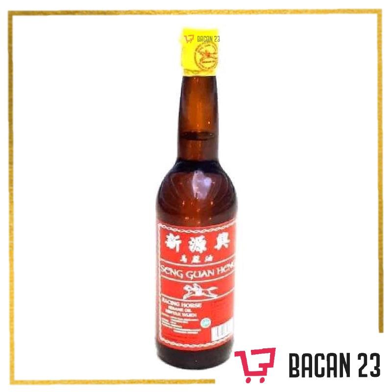 Minyak Wijen Seng Guan Heng (620ml) - (Sesame Oil Racing Horse) Kuda Lari / Bacan 23 - Bacan23