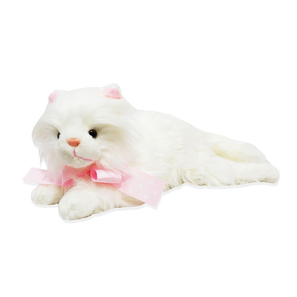 Boneka Kucing ISTANA BONEKA Ly Hairry Cat White Lucu kitty hewan animal kucing putih boneka merrie