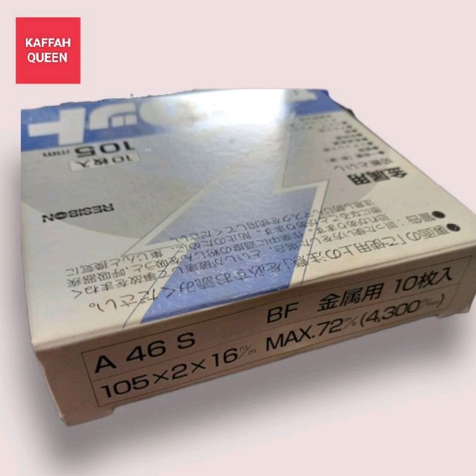 Batu gerinda potong Nippon Resibon 4 inch