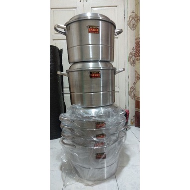 Panci steamer kukus 40 cm/Global Eagle Model HALCO_Panci dandang Langseng kukus