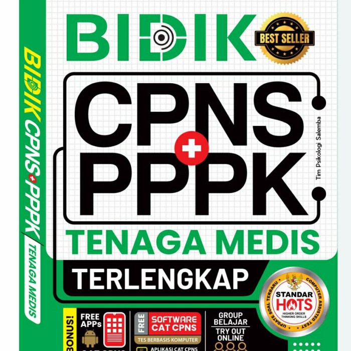 

GRATIS ONGKIR BUKU BEST SELLER!!BIDIK CPNS + PPPK TENAGA MEDIS By Forum edukasi