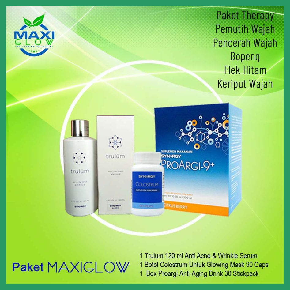 Maxi Glow Program Wajah Glowing BPOM Hasil Nyata