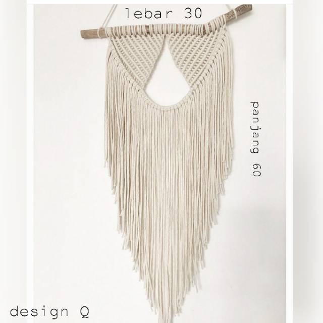 Hiasan dinding macrame / wall hanging makrame rajut decor