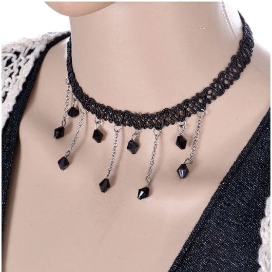 CVCV292 KALUNG CHOKER RAINDROPS / KALUNG KOREA