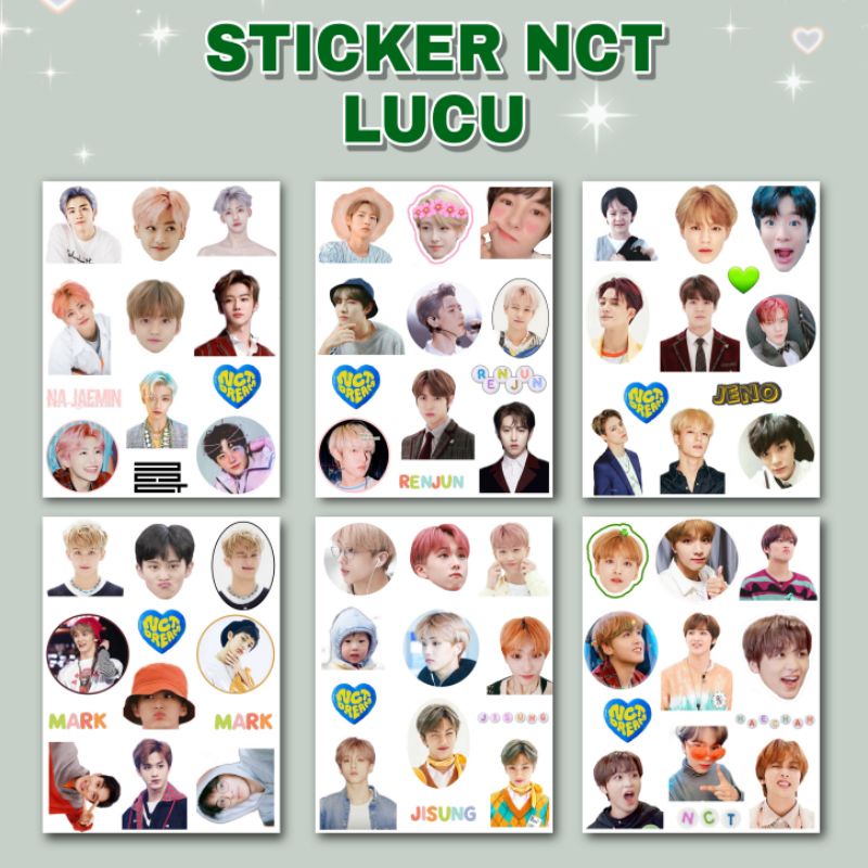 [Unaverse] STICKER / STIKER NCT Jaemin Mark Jeno Renjun Murah Glossy