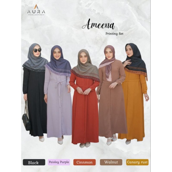 AMEENA PRINTING SET by Aura collection