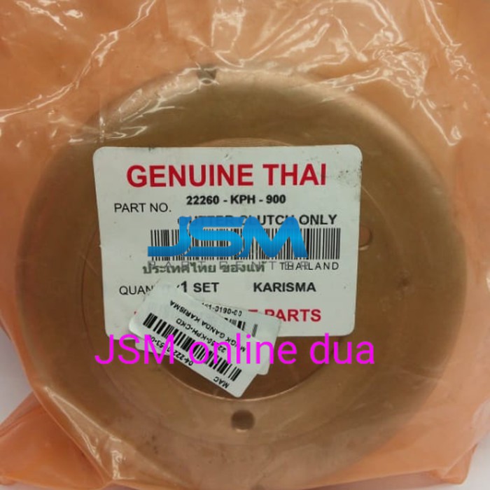 MANGKOK KOPLING GANDA KIRANA KARISMA SUPRA X 125 THAILAND ORI ORIGINAL