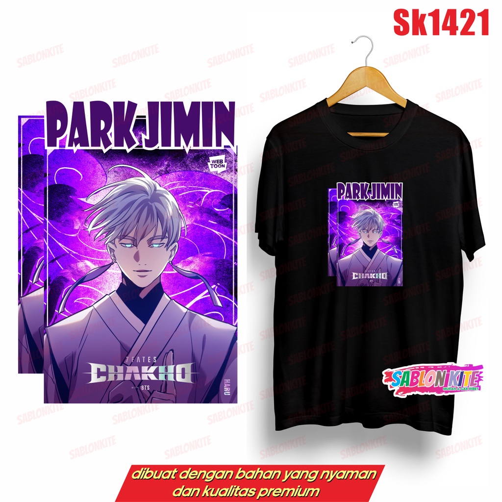 MURAH!!! KAOS KPOP CHAKHO KARTUN TIAP MEMBER SK1421 UNISEX