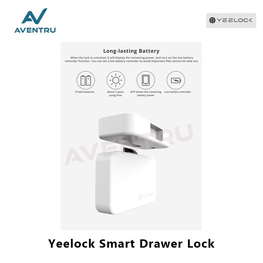 Mijia Yeelock Smart Drawer Cabinet Lock Keyless Bluetooth App