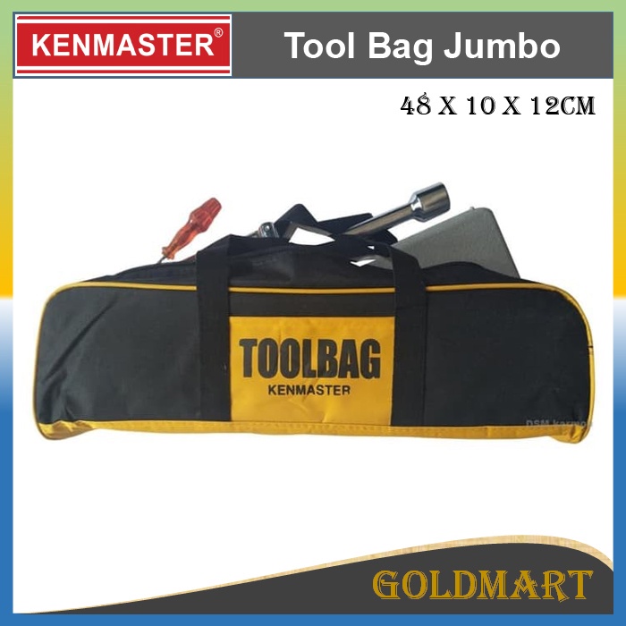 Toolbag Tool Bag Tas Tempat Perkakas - Kenmaster Tas Kunci Motor Mobil Alat Tukang-Tool Bag Kuning XL
