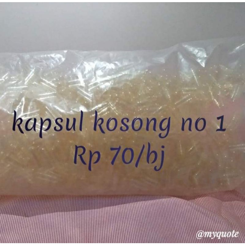 

cangkang kapsul no 1