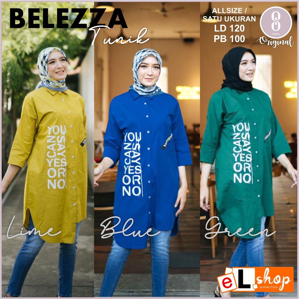 KAOS SABHIRA ORI TERBARU 2022 ATASAN SEMI TUNIK ORIGINAL 100% PAKAIAN WANITA OUTFIT CLOTHING BAJU BL