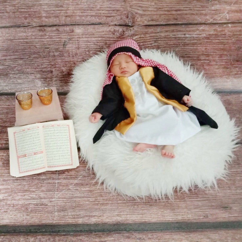 JUBAH ANAK / JUBAH SORBAN / JUBAH BAYI / JUBAH NEWBORN / JUBAH ARAB NEWBORN / JUABAH ASYKAR