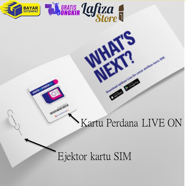 Kartu Perdana Internet LIVE ON Power Go 20GB + Bonus 5GB - By XL Axiata 4.5G