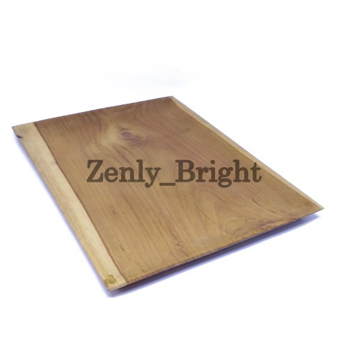 Piring Kayu Jati Persegi Panjang