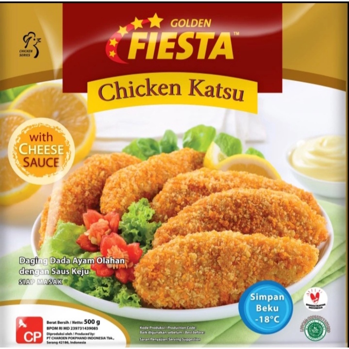 

FIESTA Golden Katsu with Cheese Sauce 500g