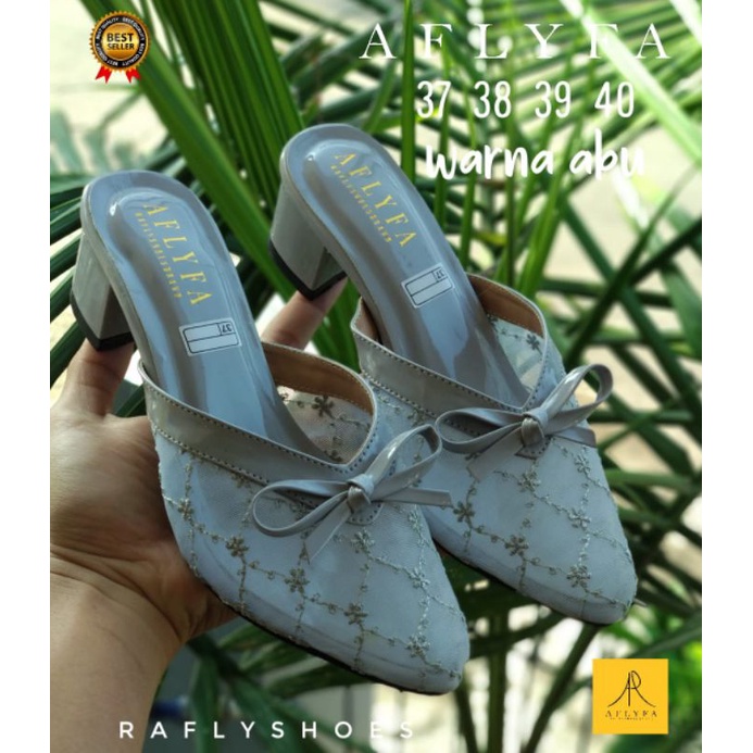 sandal hak5cm aflyfa terbaru super mewah berkelas berkwalitas