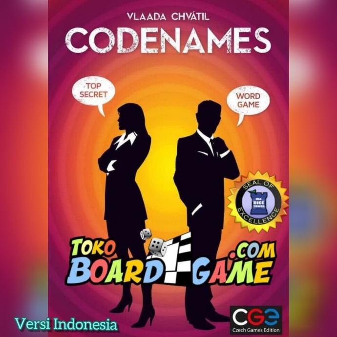 Jual CODENAMES ( ORIGINAL ) BOARD GAME ( TOKO BOARD GAME ) Shopee Indonesia
