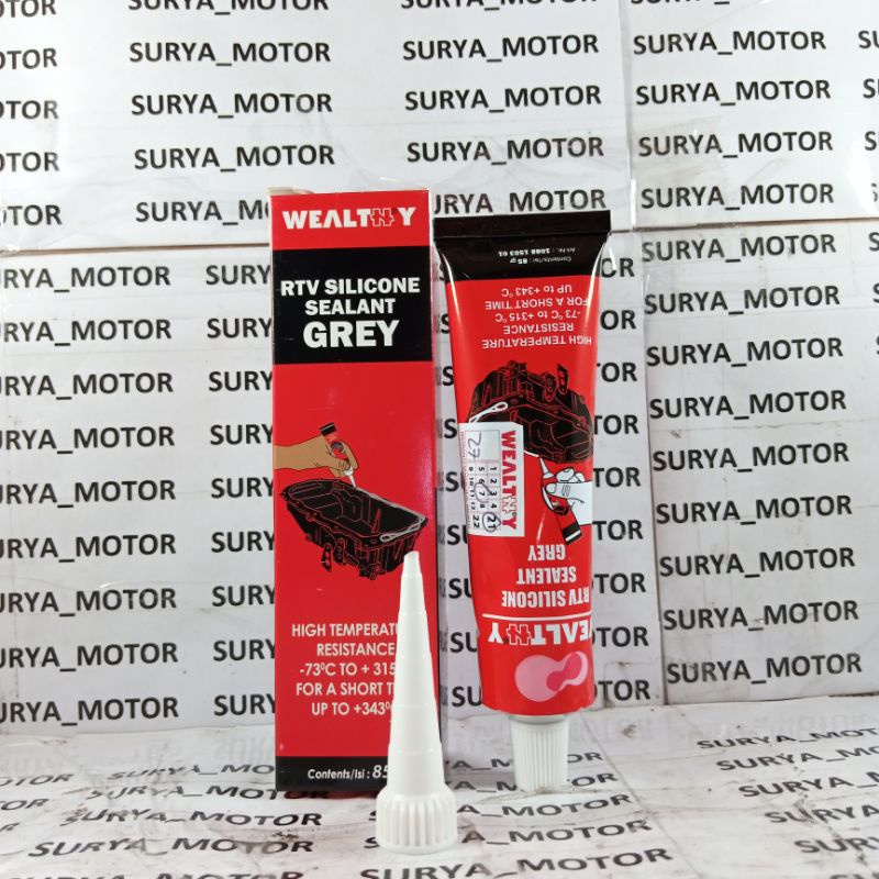 

LEM WEALTHY RTV SILICONE SEALANT GREY 85gr