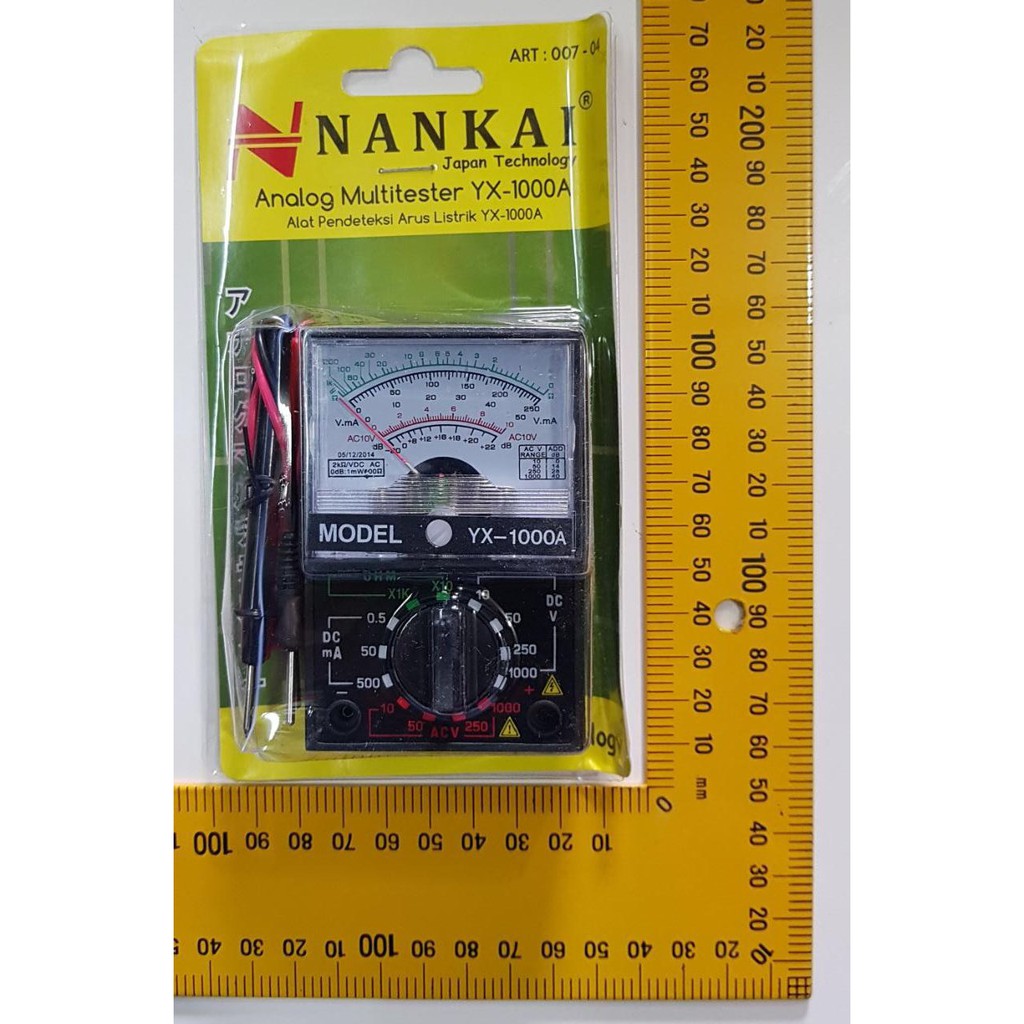 Multitester Multimeter Avometer YX 1000A YX 1000 A NANKAI Skls sanwa