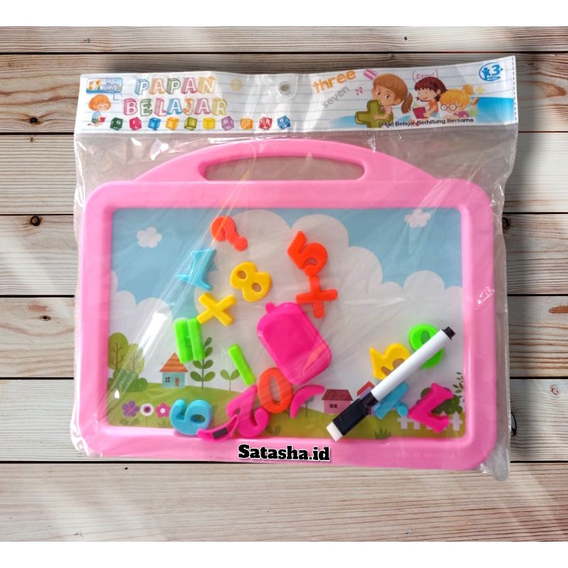 

MB 02 MAINAN ANAK EDUKASI PAPAN TULIS PLUS ANGKA MAGNET / MAINAN ANAK DRAWING BOARD + ANGKA MAGNETIC