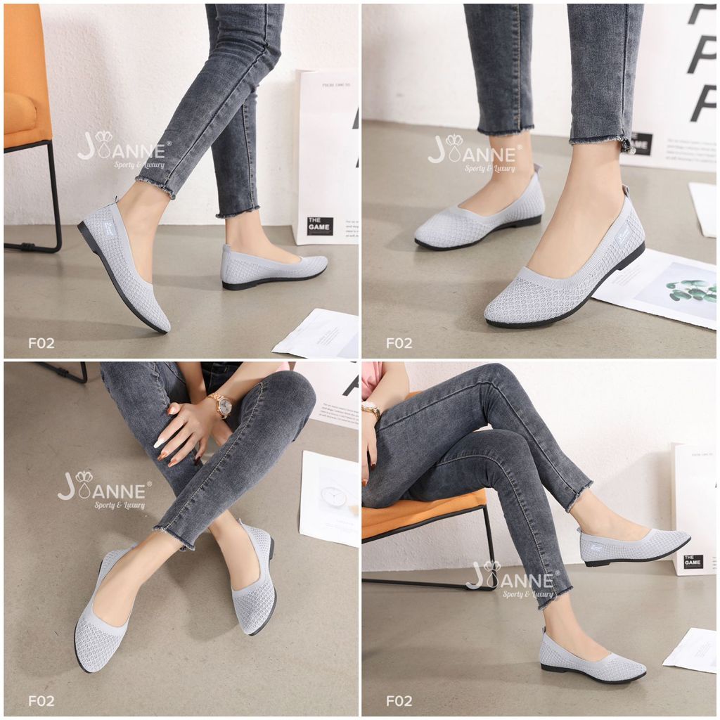 JOANNE FlyKnit Slip On Shoes #F02 ORIGINAL