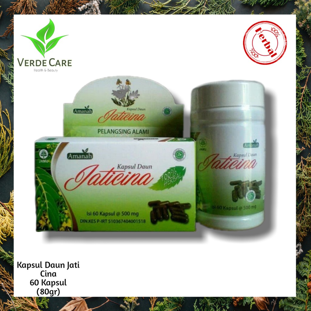 VERDE CARE| COD| KAPSUL DAUN JATI CINA| OBAT DIET| OBAT PELANGSING| JATI CINA| OBAT KOLESTEROL