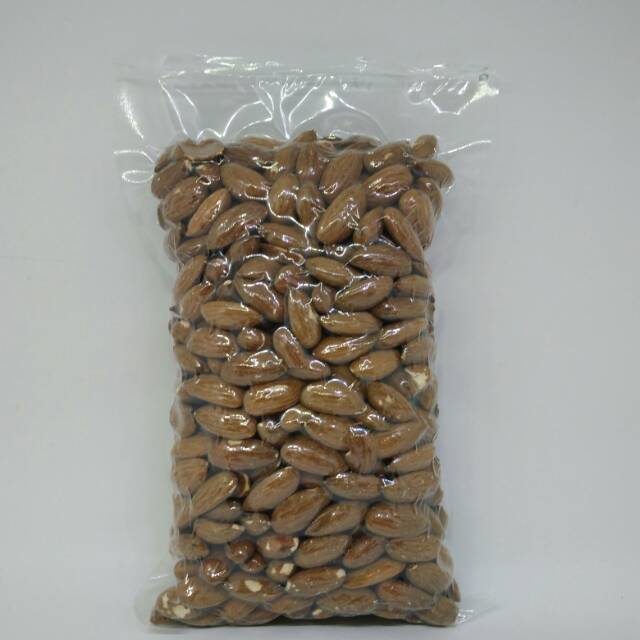 

Kacang Almond panggang original/natural (plain) 500gram