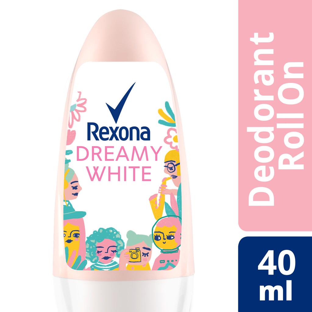 Rexona Roll On (Deodorant Wanita Remaja) Dreamy Bright 40Ml