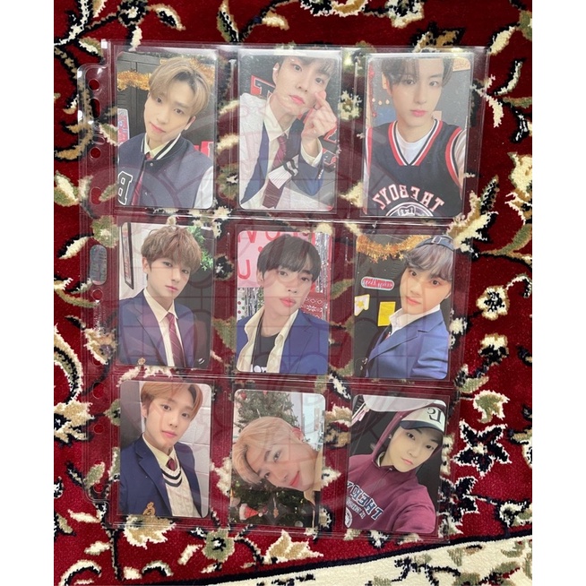 the boyz christmassy photocard sticker set