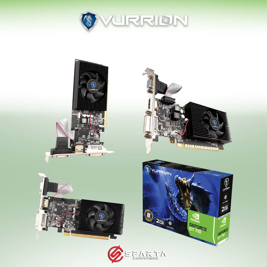 VGA Card Nvidia Geforce GT 710 2GB GDDR3 Vurrion New Garansi Resmi