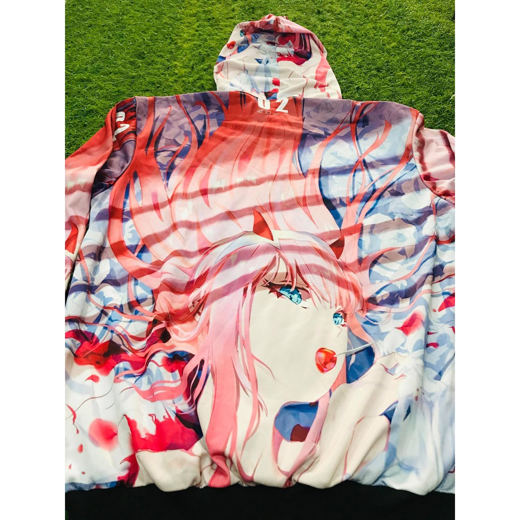 Hoodie Zero Two Lolipop Fullprint Adidaspoly