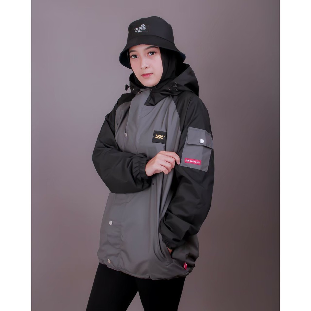JAKET PRIA PARASIT WNKL WINDPROOF AND WATERPROOF UNISEX