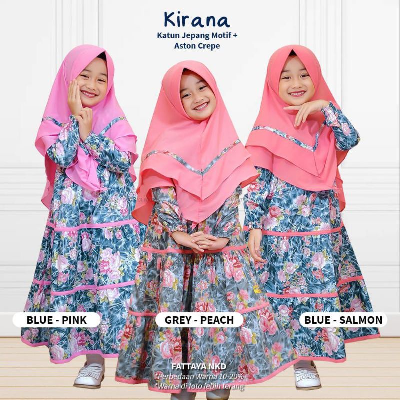 KIRANA DRESS SET BY FATTAYA KIDS | GAMIS KIRANA | GAMIS FATTAYA KIDS | GAMIS ANAK | SET GAMIS ANAK |