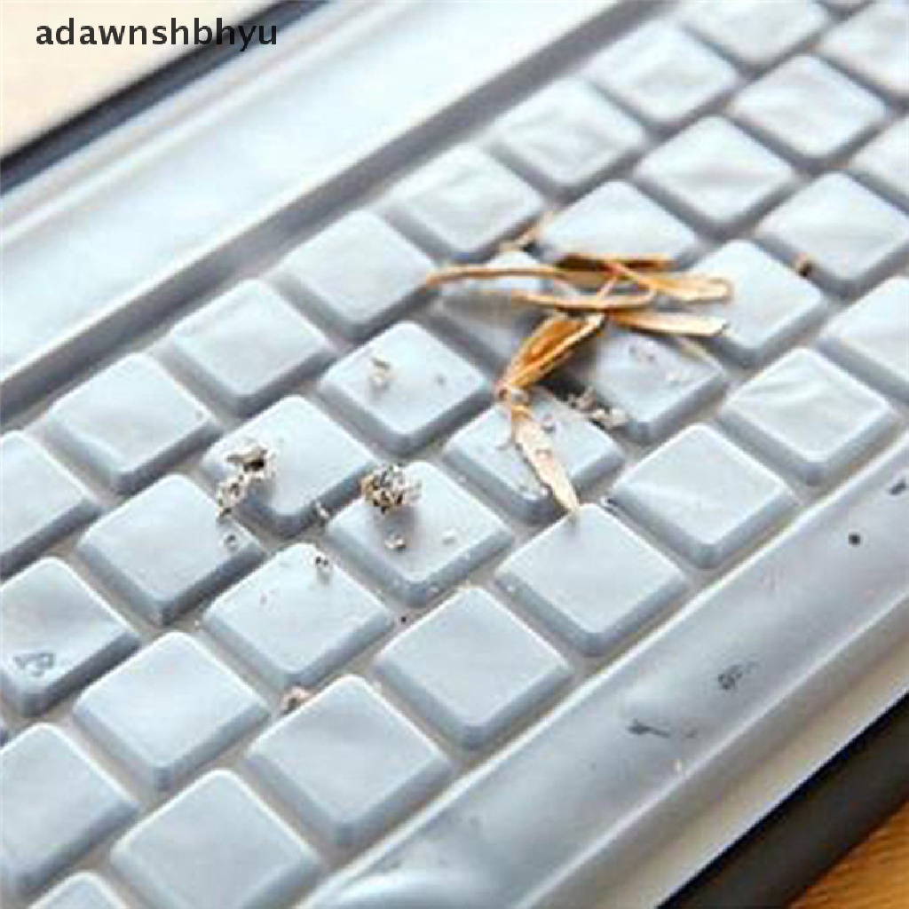 1 Pc Skin Cover Pelindung Keyboard Komputer Desktop Universal Bahan Silikon