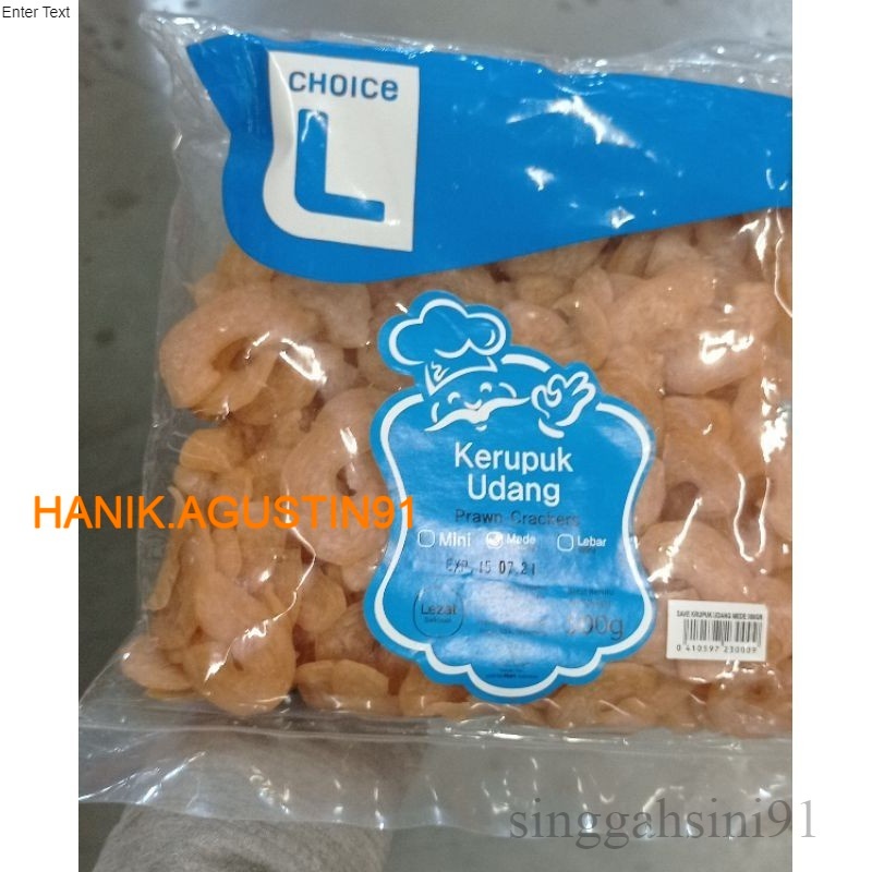 

Choice L Kerupuk Udang Mede 500gr