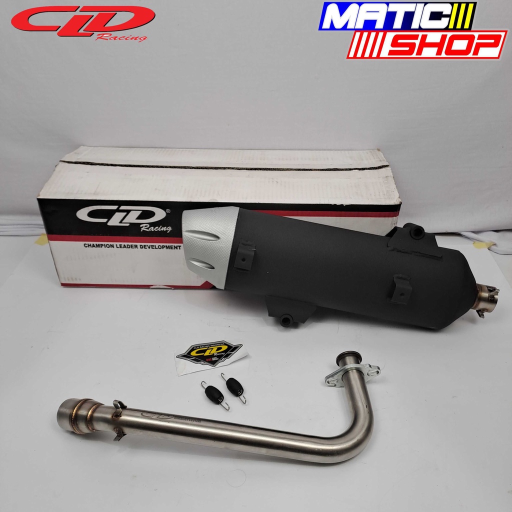 KNALPOT CLD TIPE C7 STANDAR RACING NMAX AEROX VARIO 125/150