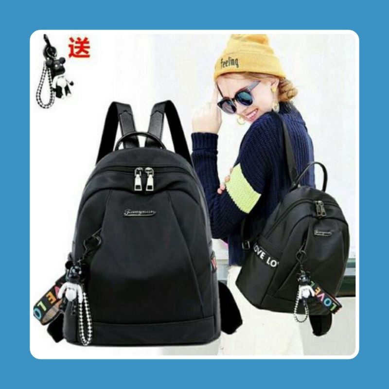 Ransel Wanita cantik fashion weedolove pelangi Tas Wanita batam import dollyn cabela korean EMOEMO