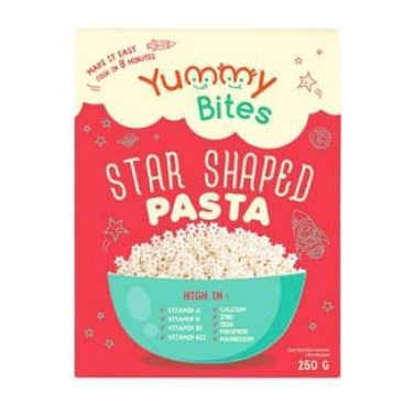 Yummy Bites Star Shaped Pasta 250g