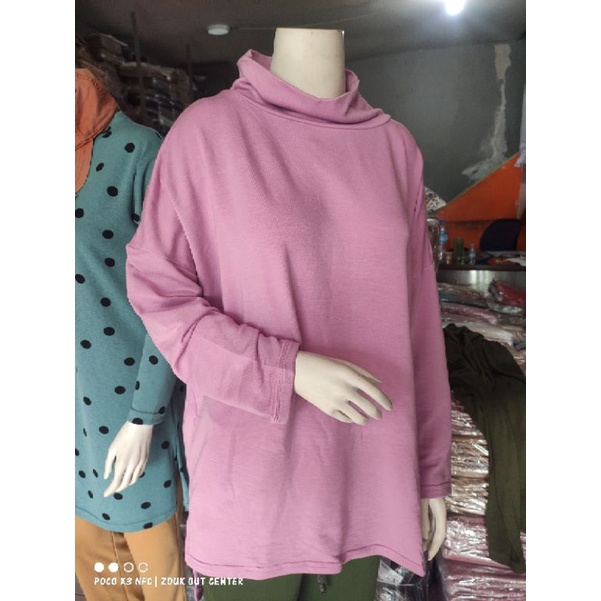 OVERSIZE TURTLENECK TOP HIJAB FRIENDLY /TOP BASIC