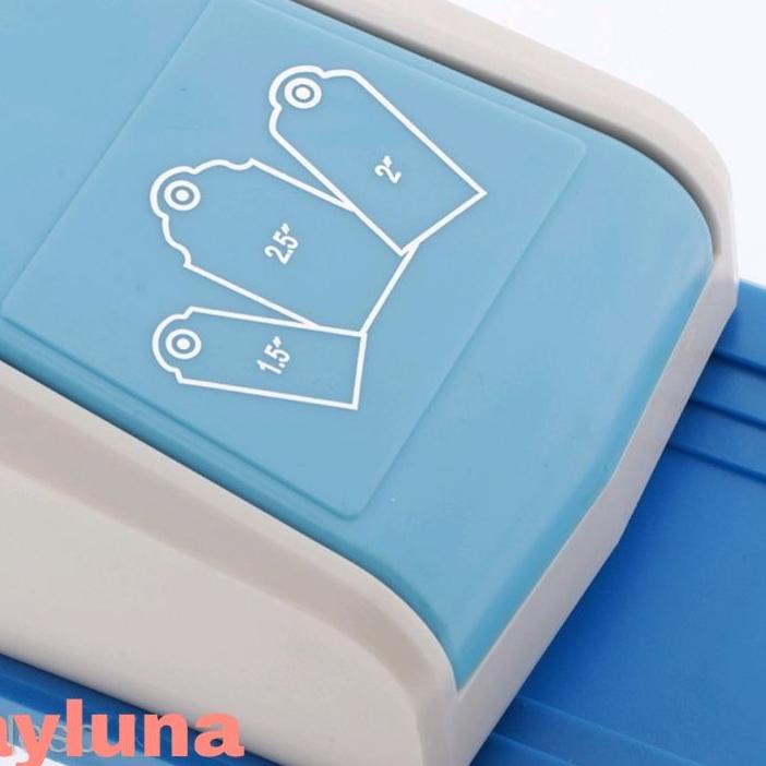 

MURAH Tag Puncher Bookmark Embossing Gift Hang Tag Paper Punch 3 size in 1, qt0...