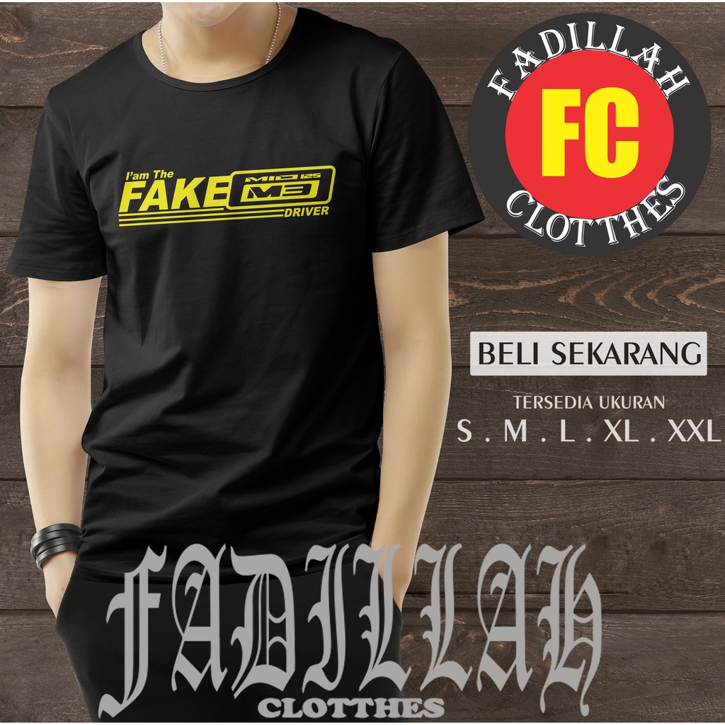 Kaos Baju Motor Fake Yamaha Mio M3 Kaos Otomotif