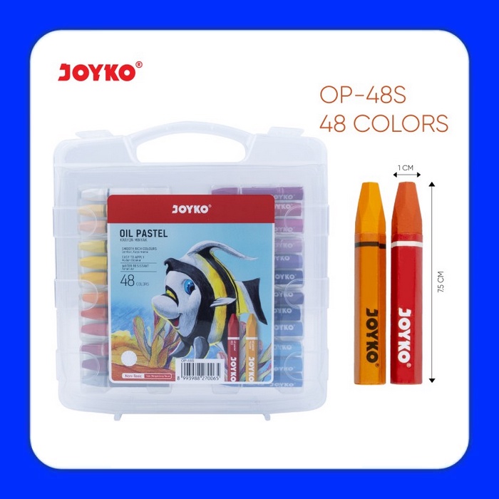 

JOYKO Crayon Oil Pastel 48 - Krayon Minyak 48 Warna