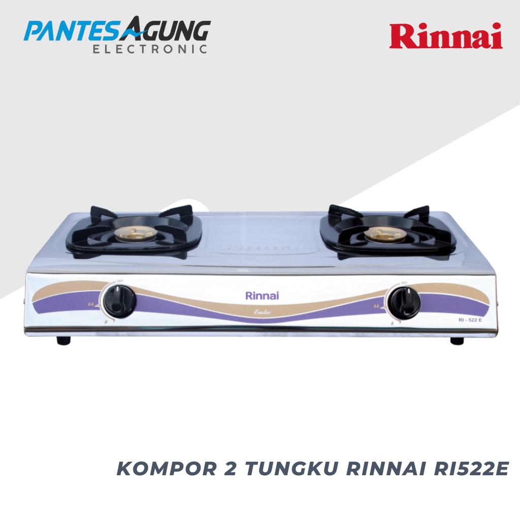 KOMPOR 2 TUNGKU RINNAI RI522E / RI 522 E