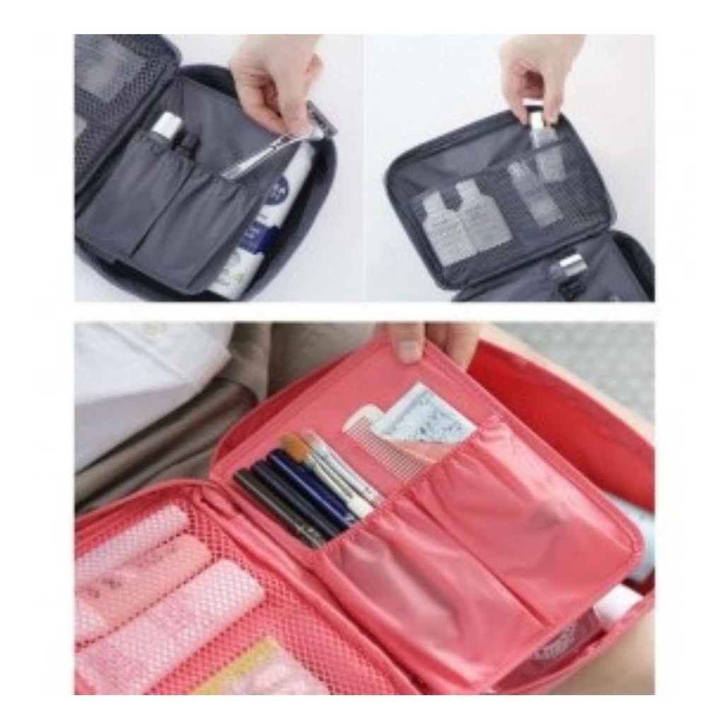 Tas Travel Bag Kosmetik Organizer Kotak Elegan 111157