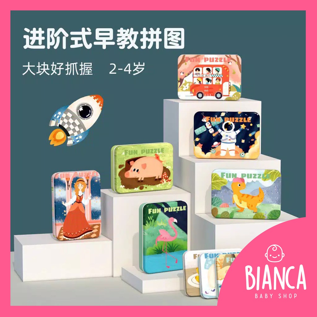 BIANCA - Puzzle Kaleng Fun Puzzle 5 in 1