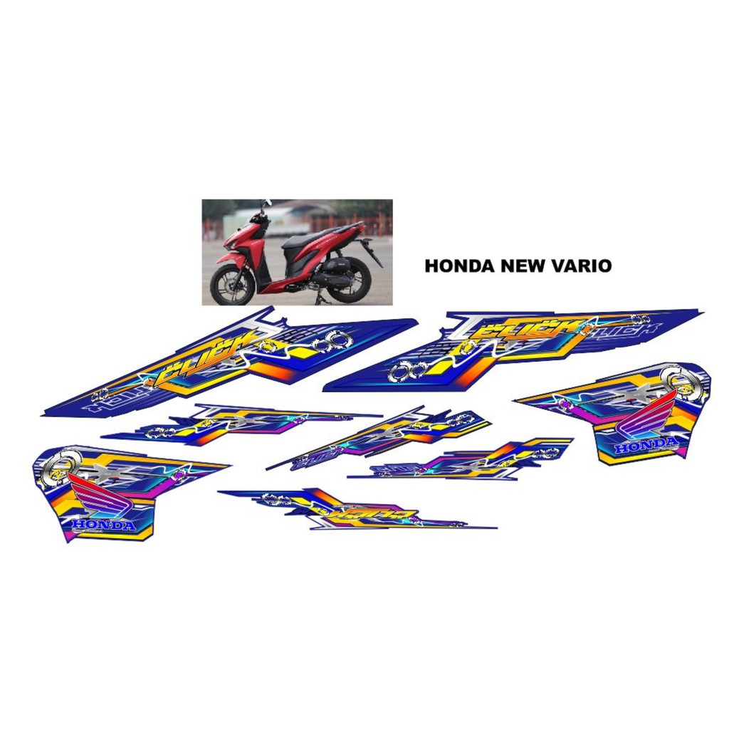 STRIPING NEW VARIO 150 CLICK.HONDA