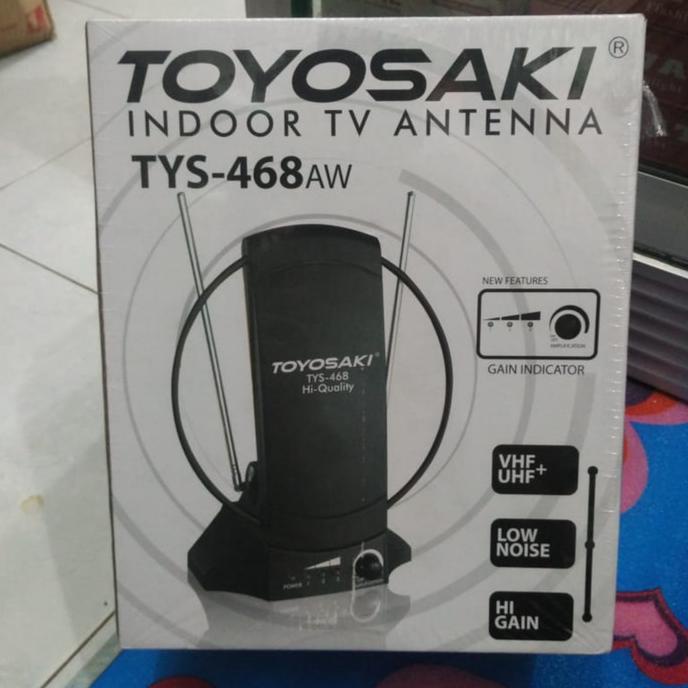 langsung order saja] Antena TV Digital Toyosaki TYS-468AW + Booster Antena Toyosaki Indoor